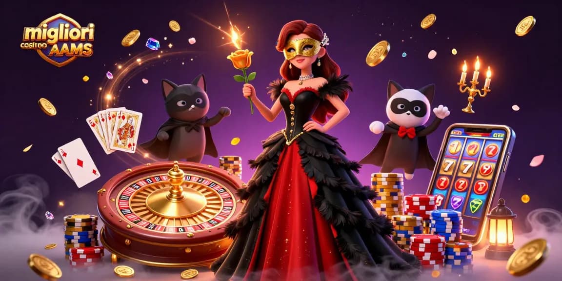 Vivi l'emozione dei migliori casino non AAMS con elementi di gioco dinamici e visuali lussuosi.