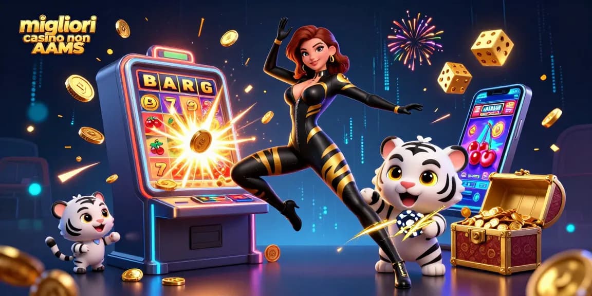 Scopri il brivido dei migliori casino non AAMS con slot dinamiche, personaggi vivaci e un gameplay intenso.