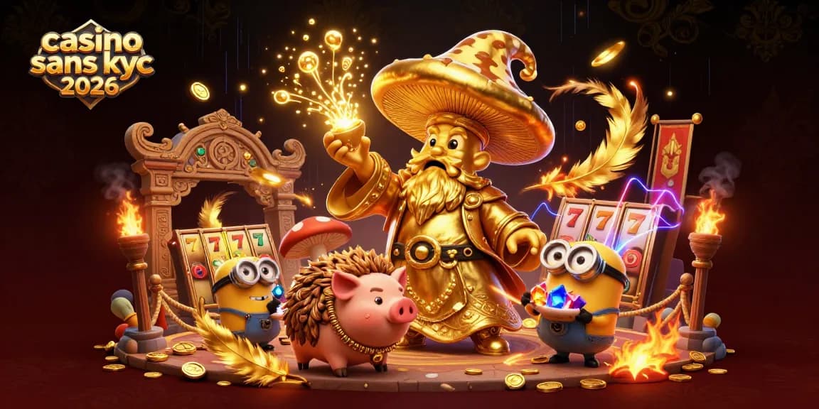 Jeu dans un casino sans KYC 2026 avec un sorcier et des trésors