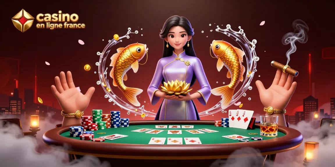 Participez à des jeux passionnants au casino en ligne France avec des éléments de poker vibrants et une ambiance mystique.