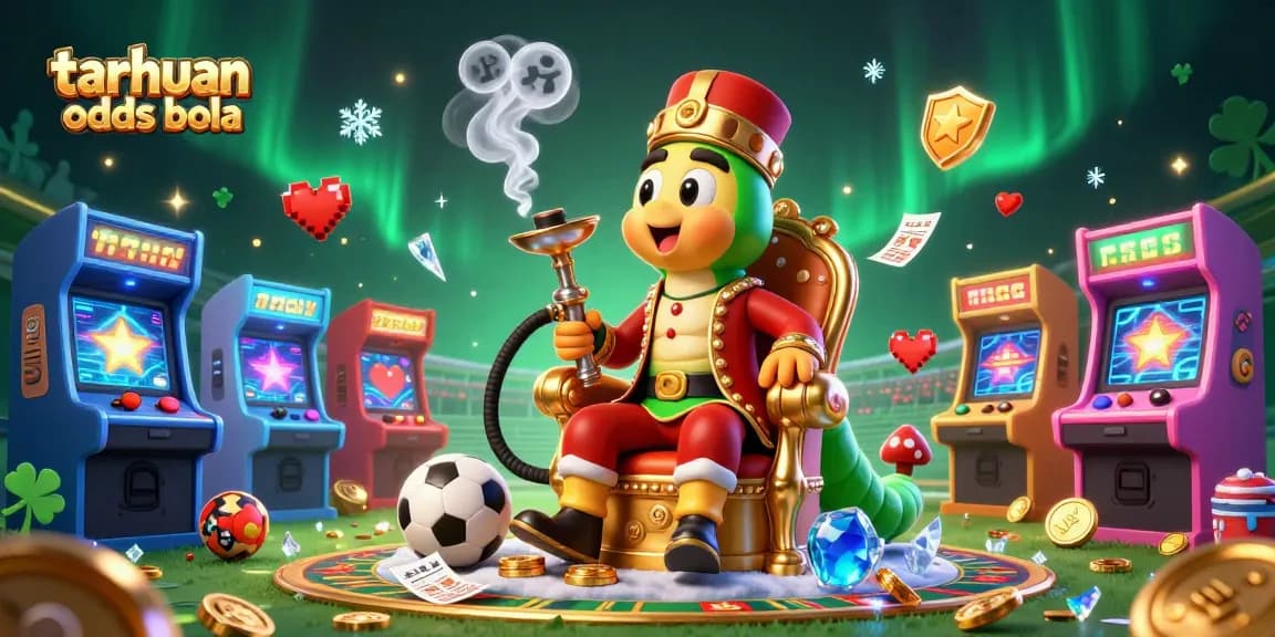Experience taruhan odds bola with vibrant sports betting visuals and dynamic gaming elements in this colorful illustration.