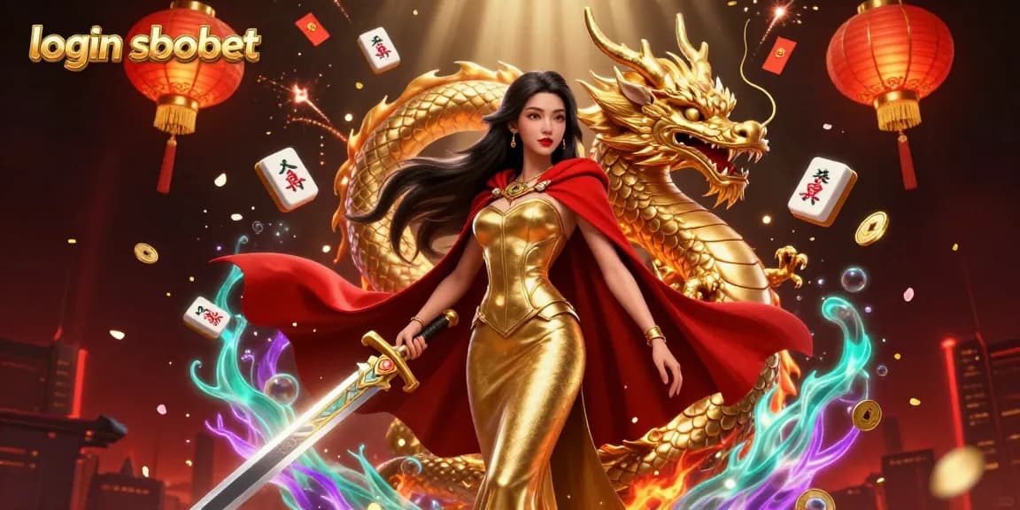 Experience the excitement of login sbobet with stunning casino visuals featuring vibrant characters and dynamic elements.