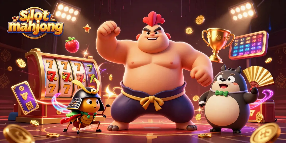 Nikmati sensasi bermain slot mahjong dengan pengalaman penuh warna, fitur unik, dan elemen perjudian interaktif pada ilustrasi menarik.
