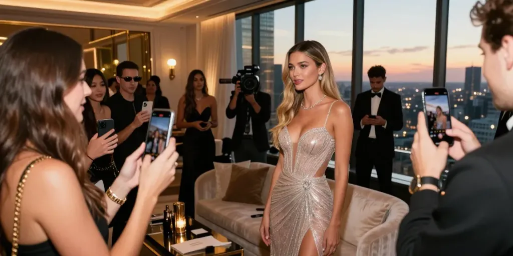 Ellie Nova at a glamorous event, showcasing the allure of the XXX industry.