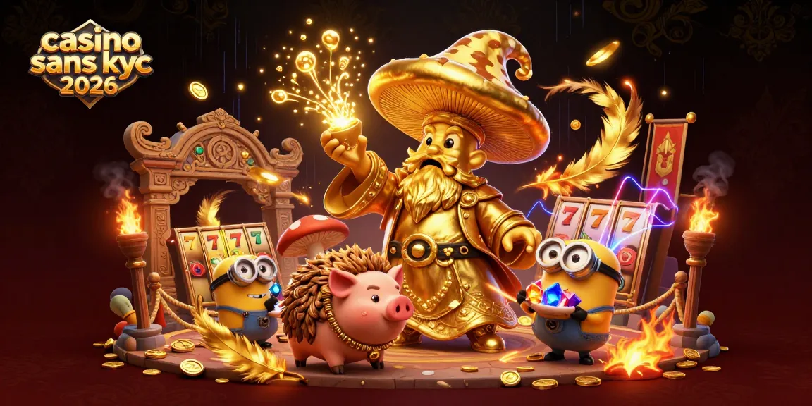 Jeu dans un casino sans KYC 2026 avec un sorcier et des trésors