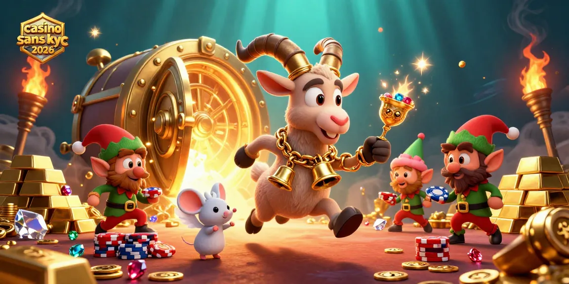 Découvrez le casino sans KYC 2026 avec des personnages animés et des éléments de jeu captivants.
