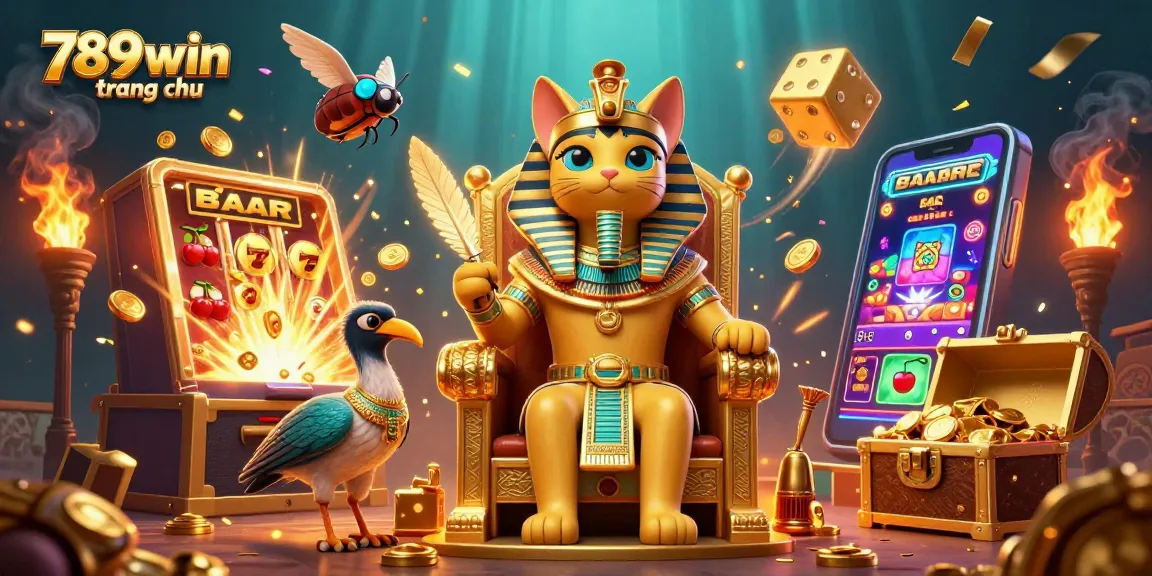 Play thrilling games at 789win trang chu with a vibrant casino scene featuring rich characters and rewards.