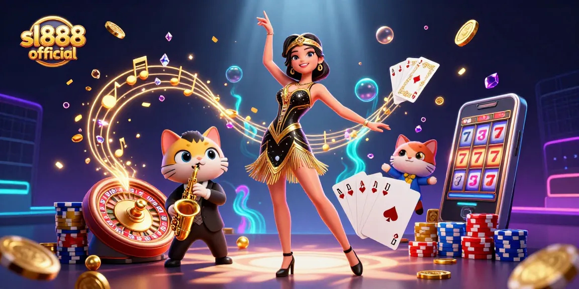 Engage with the exciting sl888 official gaming experience through vibrant 3D action and casino elements.