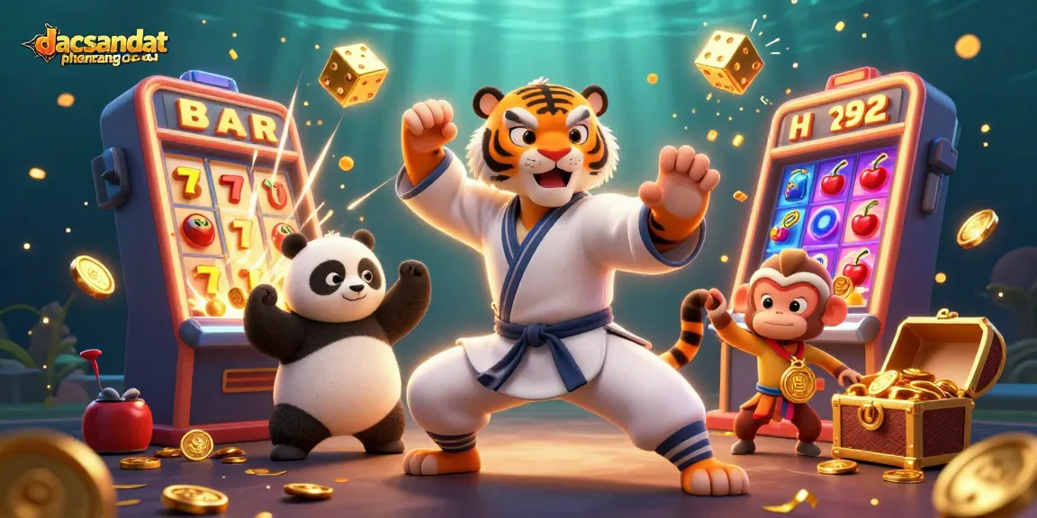 Engage in thrilling gaming adventures at dacsandatphanrang com with 3D characters and vibrant casino elements.