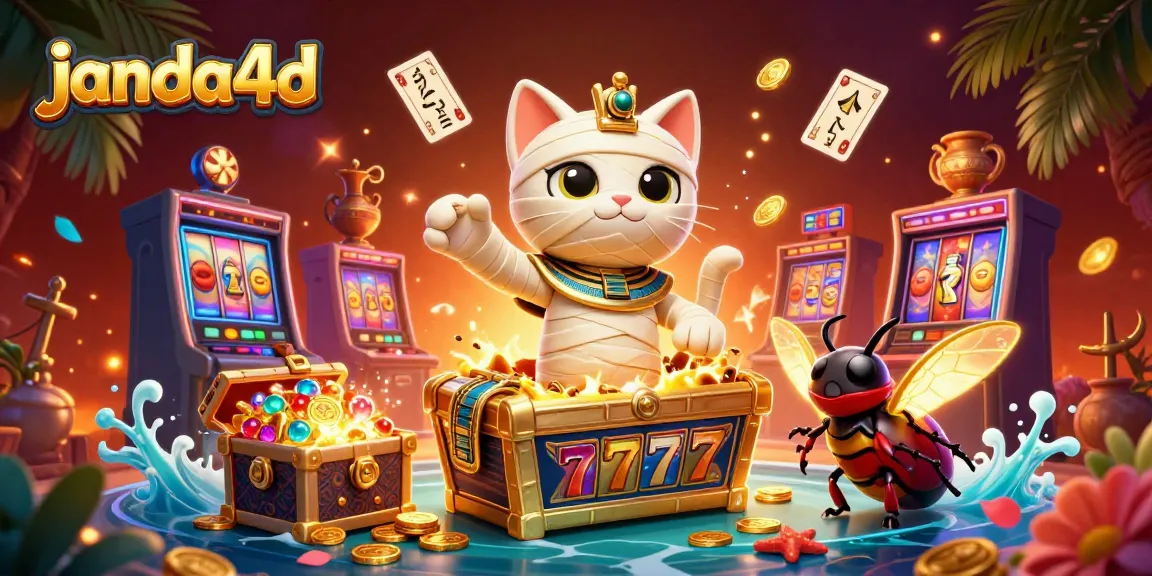Rasakan keseruan bermain di janda4d dengan slot modern dan karakter menarik dalam suasana kasino yang cerah.