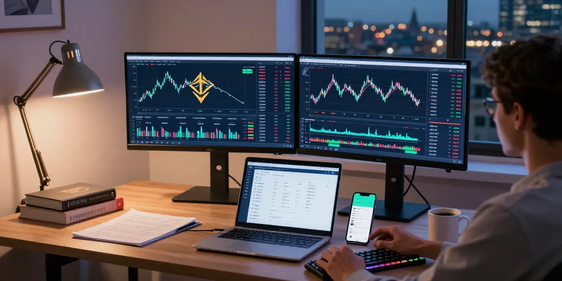 Stockton Rush net worth analysis displayed on crypto trading monitors showcasing advanced blockchain technology.