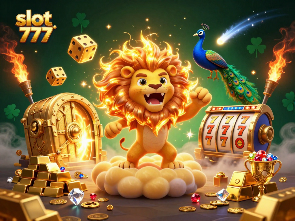 Experience thrilling gameplay with slot 777, showcasing vibrant visuals of treasures and iconic symbols.
