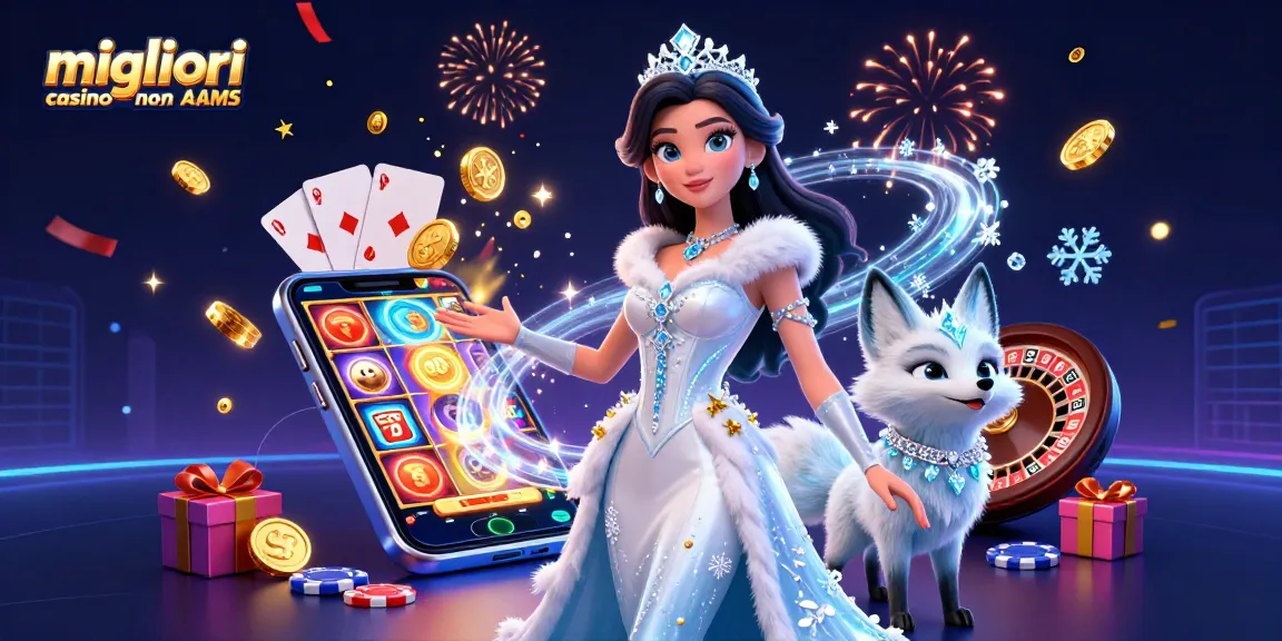 Scopri il brivido dei migliori casino non AAMS con un gameplay emozionante e visivi vivaci, che mostrano elementi di gioco dinamici.