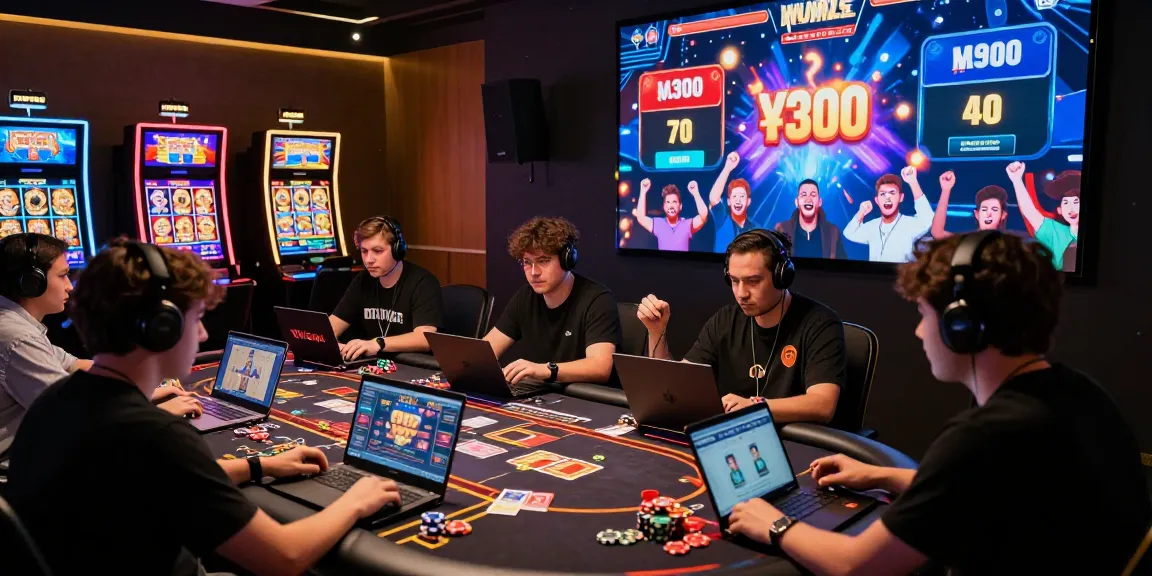 Exciting dynamic gameplay scene for benihtoto daftar platform with vibrant slot machines and engaged players