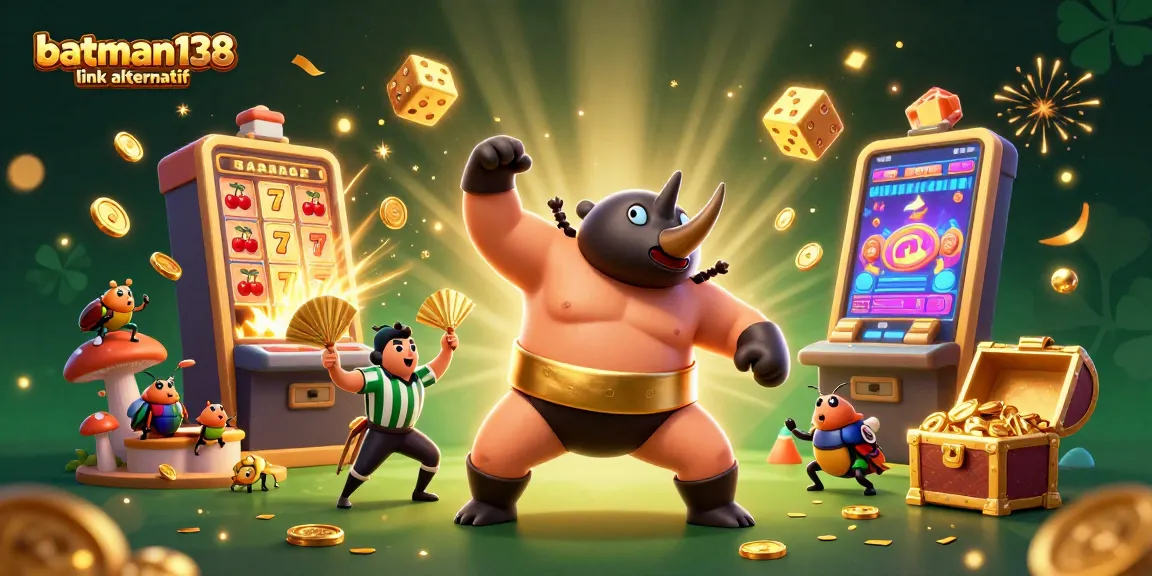 Enjoy exhilarating wins at batman138 link alternatif with a thrilling casino scene featuring dynamic characters.
