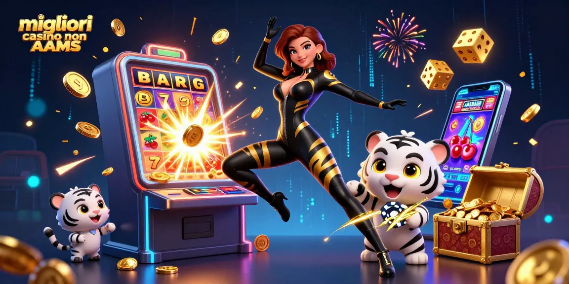 Scopri il brivido dei migliori casino non AAMS con slot dinamiche, personaggi vivaci e un gameplay intenso.