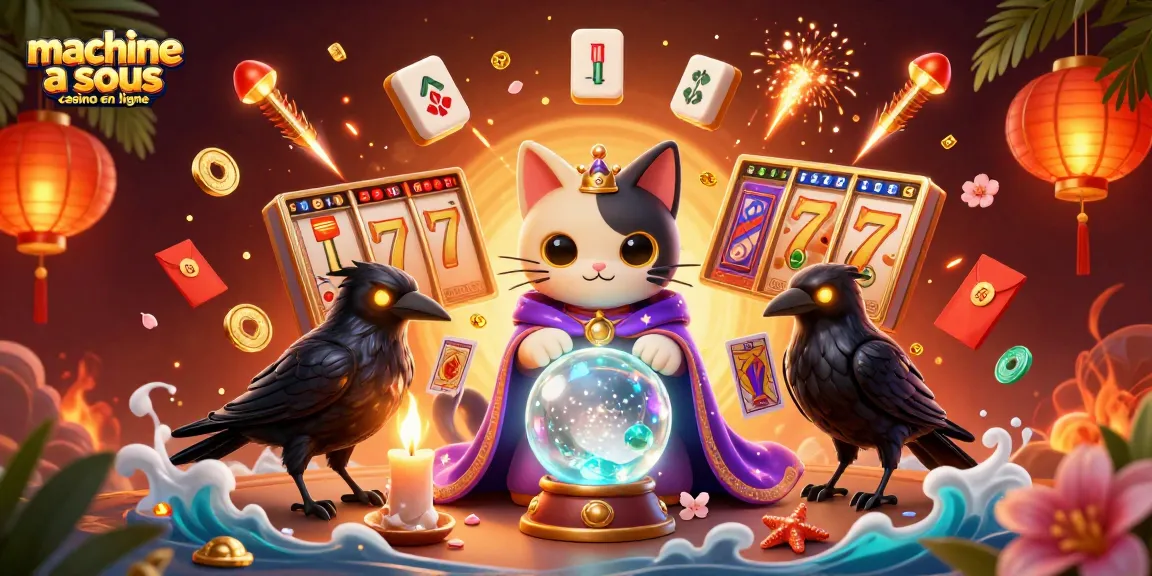 Jouez à des machines à sous casino en ligne dans un univers mystique, avec des éléments de jeu captivants.