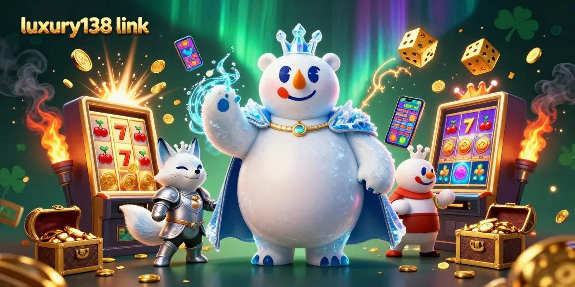 Experience the excitement of luxury138 link with a dynamic casino scene bursting with jackpots and gaming action.