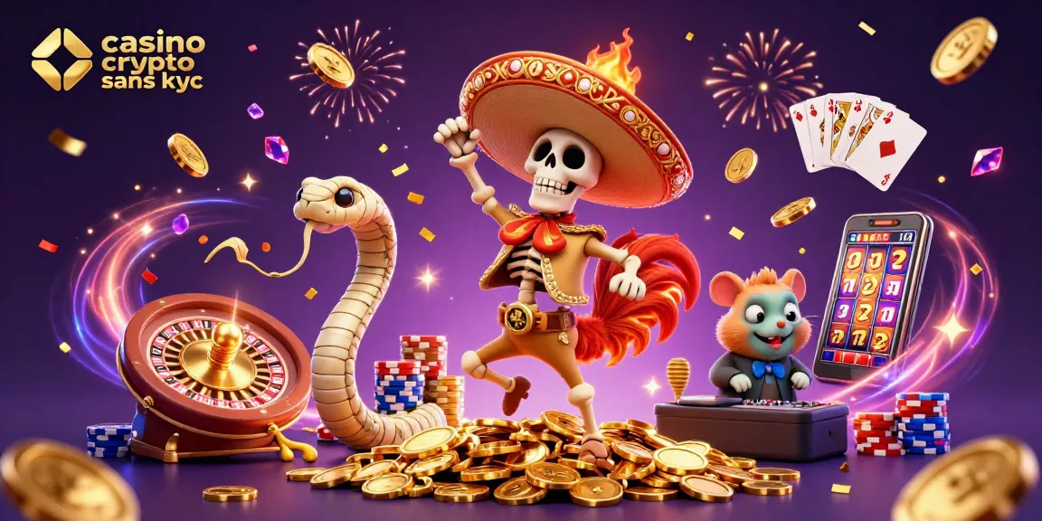 Le casino crypto sans KYC propose des jeux animés et des victoires éclatantes pour les joueurs.