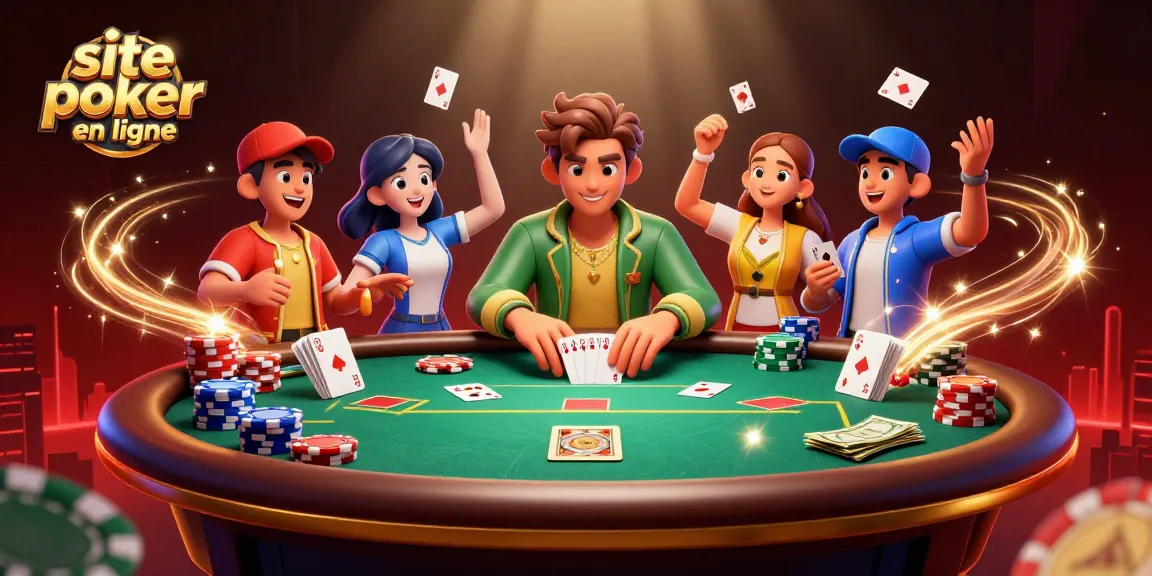 Jouez sur le meilleur site de poker en ligne avec des parties palpitantes et des gains réels.