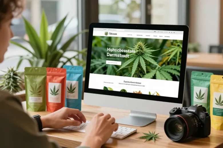 Discovering where to find top quality weed in Darmstadt while browsing an online dispensary.